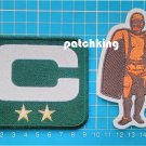 Green Bay Packers Captain C patch 2 gold star + Walter Payton Man of Year Patch