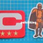 2019 Season Captain C patch RED 3 gold star + Walter Payton Man of Year Patch