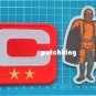 2019 Season Captain C patch RED 2 gold star + Walter Payton Man of Year Patch