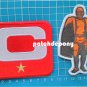 2019 Season Captain C patch RED 1 gold star + Walter Payton Man of Year Patch