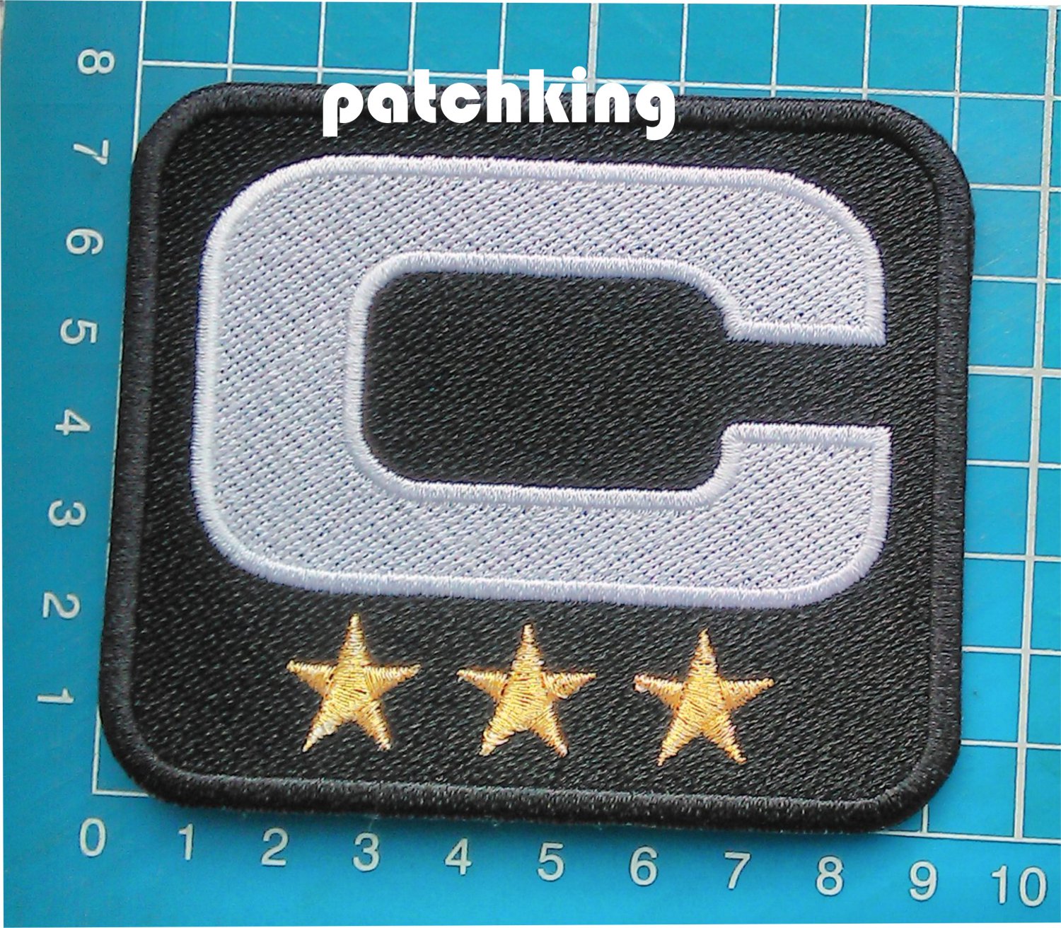 2019 SEASON CAPTAIN C PATCH NFL FOOTBALL C WHITE 3 STAR GOLD JERSEY EMBROIDERED