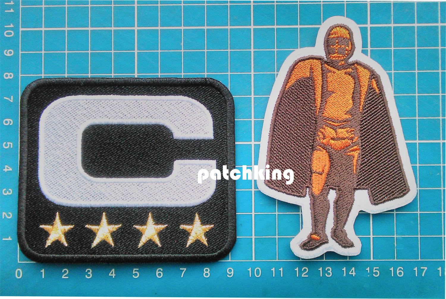 New Orleans Saints Captain C patch 4 gold star Walter Payton Man of Year Patch
