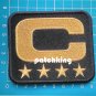 2019 SEASON Oakland Raiders Captain C patch 3.5" Black C Gold 4 Star Gold Jersey