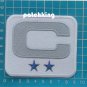 2019 Dallas Cowboys Captain C Patch 2 Star NFL Football Jersey 3.5" Patch