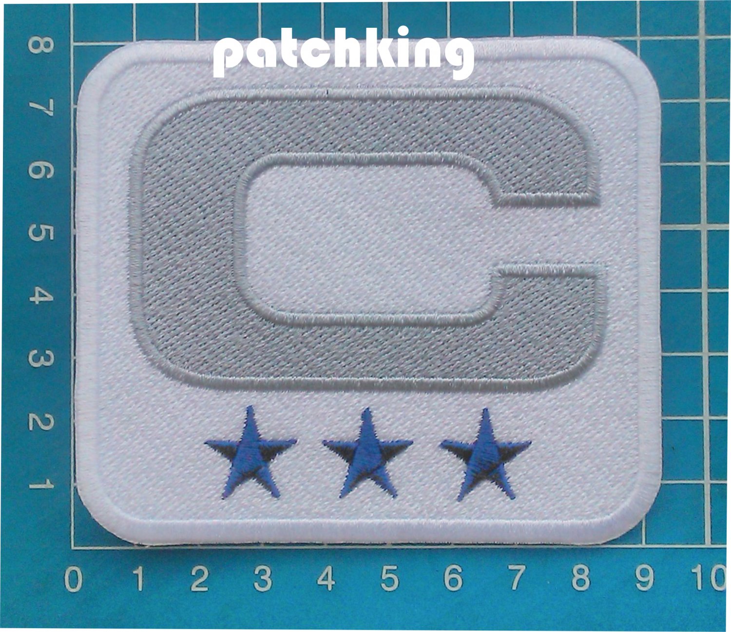 2019 Dallas Cowboys Captain C Patch 3 Star NFL Football Jersey 3.5" Patch