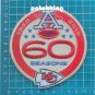 KANSAS CITY CHIEFS 60TH ANNIVERSARY PATCH 1960 - 2019 SEASON NFL AFC FOOTBALL