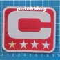 NFL Football Tampa Bay Buccaneers Captain C patch C white 1 star gold embroid