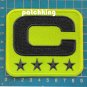 Seattle Seahawks Football NFL 2019 Season Captain C patch NEON GREEN C Blue