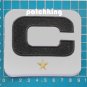 2019 SEASONS NEW ORLEANS SAINTS CAPTAIN C PATCH NFL FOOTBALL C BLACK 1 STAR GOLD