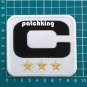 2019 SEASONS NEW ORLEANS SAINTS CAPTAIN C PATCH NFL FOOTBALL C BLACK 3 STAR GOLD