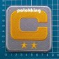 Seattle Seahawks Football NFL 2019 Season Captain C gold 2 star Gold Gray patch