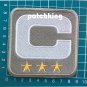 Seattle Seahawks Football NFL 2019 Season Captain C white 3 star Gold Gray patch