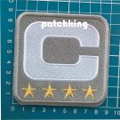 Seattle Seahawks Football NFL 2019 Season Captain C white 4 star Gold Gray patch