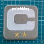 Seattle Seahawks Football NFL 2019 Season Captain C white 2 star Gold Gray patch