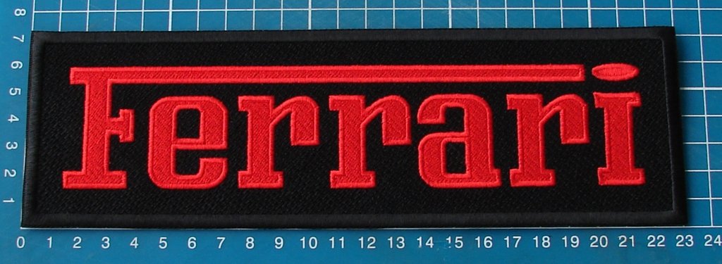 Ferrari Racing Logo Embroidered Iron-On Cloth Patch T-Shirt Badge