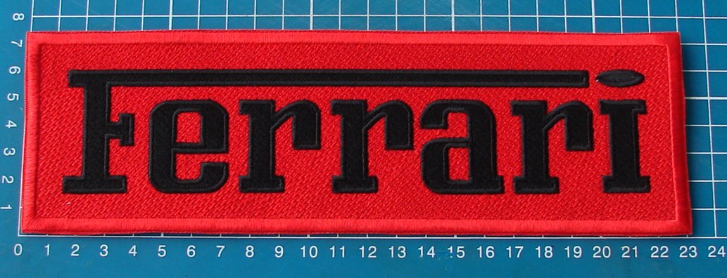 Ferrari Racing Logo Embroidered Iron-On Cloth Patch T-Shirt Badge