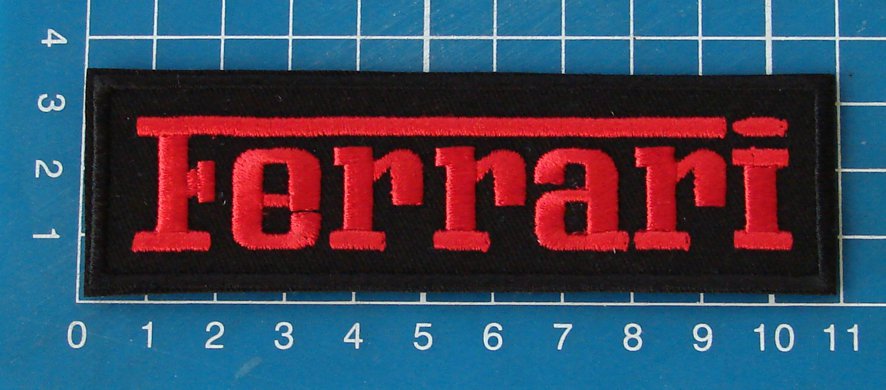 Ferrari Racing Logo Embroidered Iron-On Cloth Patch T-Shirt Badge