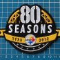 PITTSBURGH STEELERS 80th SEASONS NFL SUPERBOWL FOOTBALL PATCH SEW ON EMBROIDERED