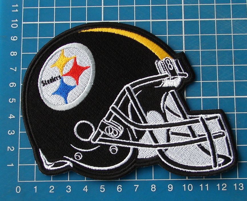 PITTSBURGH STEELERS HELMET PATCH NFL FOOTBALL SUPERBOWL 