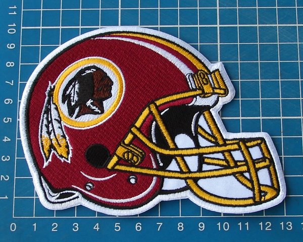 WASHINGTON REDSKINS NFL FOOTBALL SUPERBOWL LOGO PATCH HELMET JERSEY EMBROIDERED