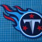 TENNESSEE TITANS FOOTBALL NFL SUPERBOWL 10" HUGE LOGO PATCH EMBROIDERED JERSEY