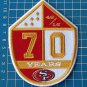 SAN FRANCISCO 49ers 70 YEARS ANNIVERSARY NFL FOOTBALL Superbowl PATCH EMBROIDED