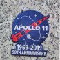 Apollo 11 50th anniversary 4" patch 1969-2019 Astronauts Exploration Mission