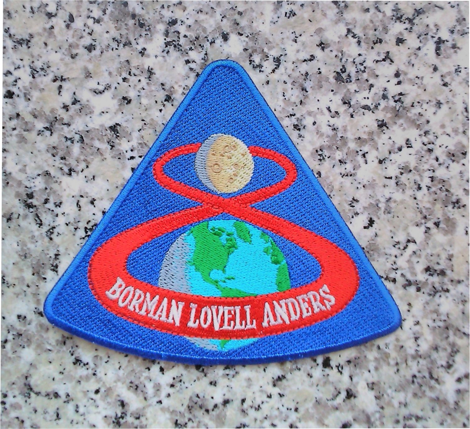 NASA Apollo Program Apollo 8 Borman Lovell anders Patch US Space 4" embroidered
