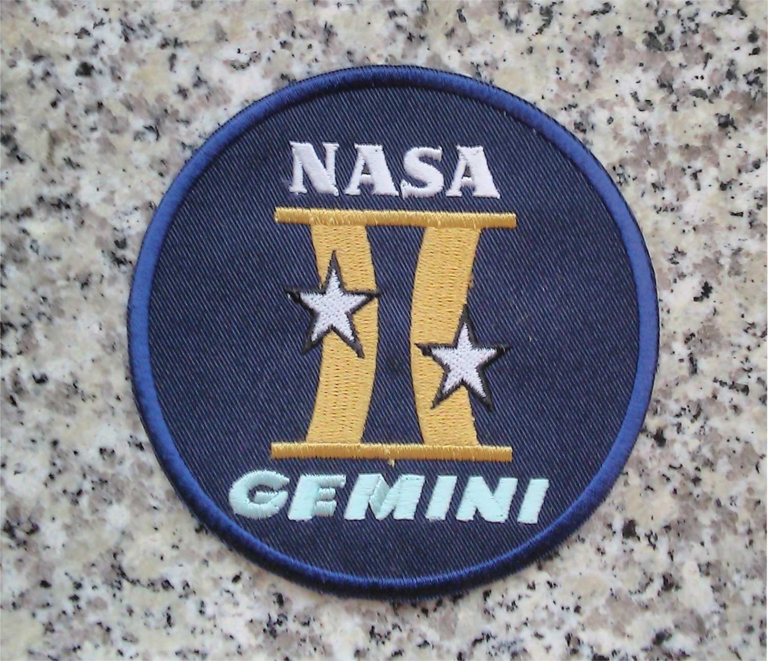 NASA GEMINI II Mission Patch  Space travel exploration Jersey  sew on embroidery