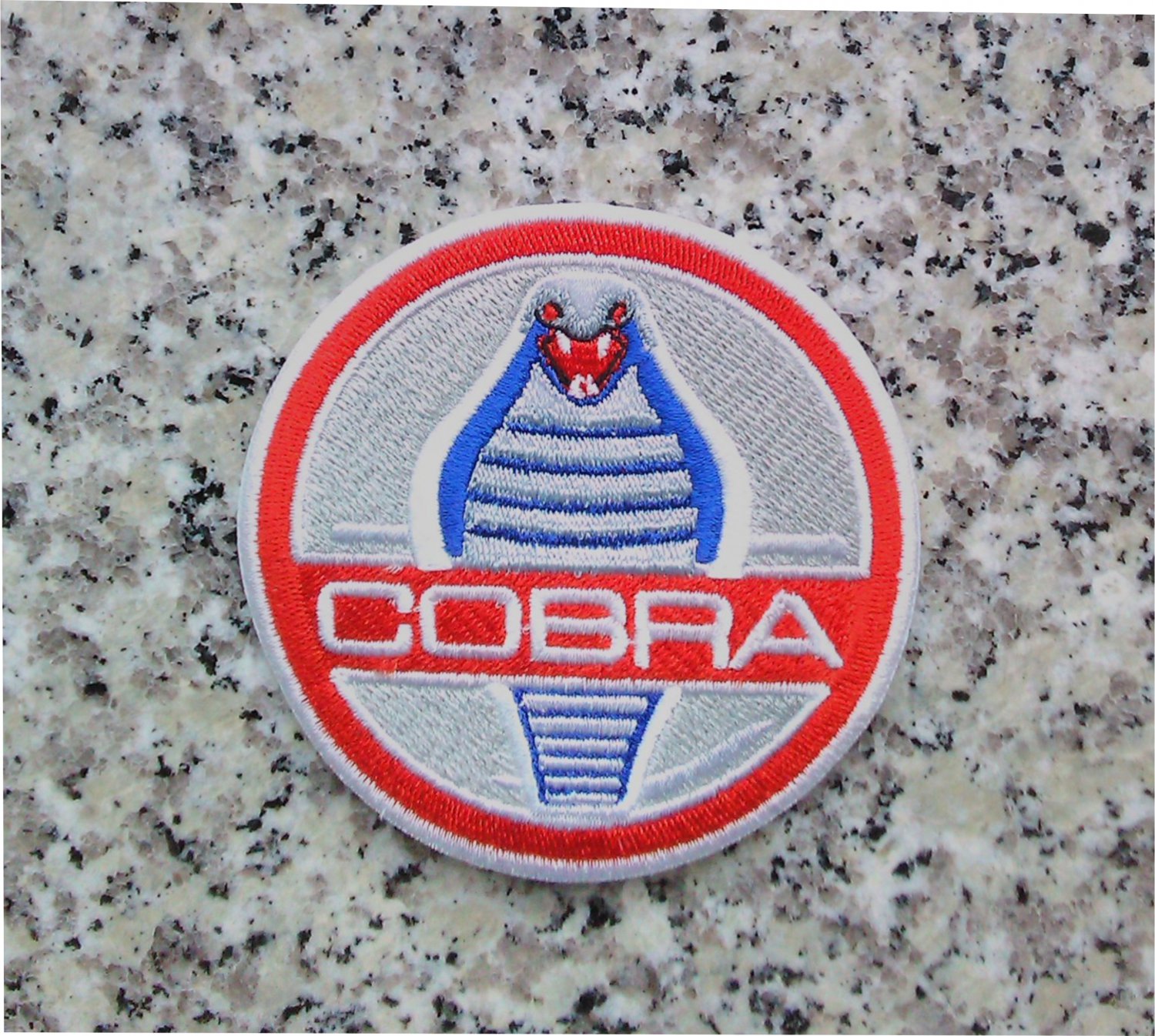 SHELBY COBRA RACING EMBROIDERED PATCH MUSTANG 289 427 428 GT350 GT500