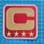 2019 New York Giants CAPTAIN C PATCH NFL FOOTBALL SUPERBOWL 4 STAR EMBROIDED