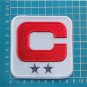 2019 New York Giants CAPTAIN C PATCH NFL FOOTBALL SUPERBOWL 2 STAR EMBROIDED