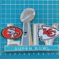 2020 superbowl LIV 54 NFL Football Kansas City Chiefs San Francisco 49ers Patch
