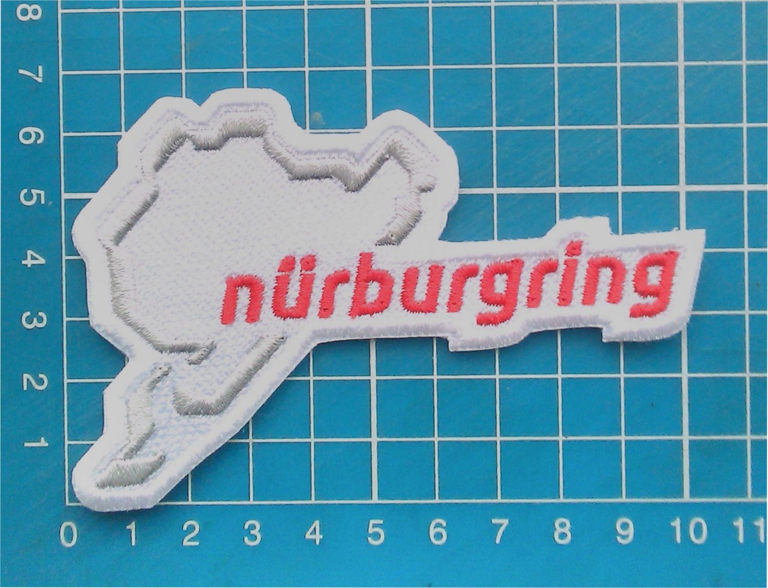 N&Atilde;&frac14;rburgring Sport Racing Car rRacing Brand Logo Patch sew on embroidery
