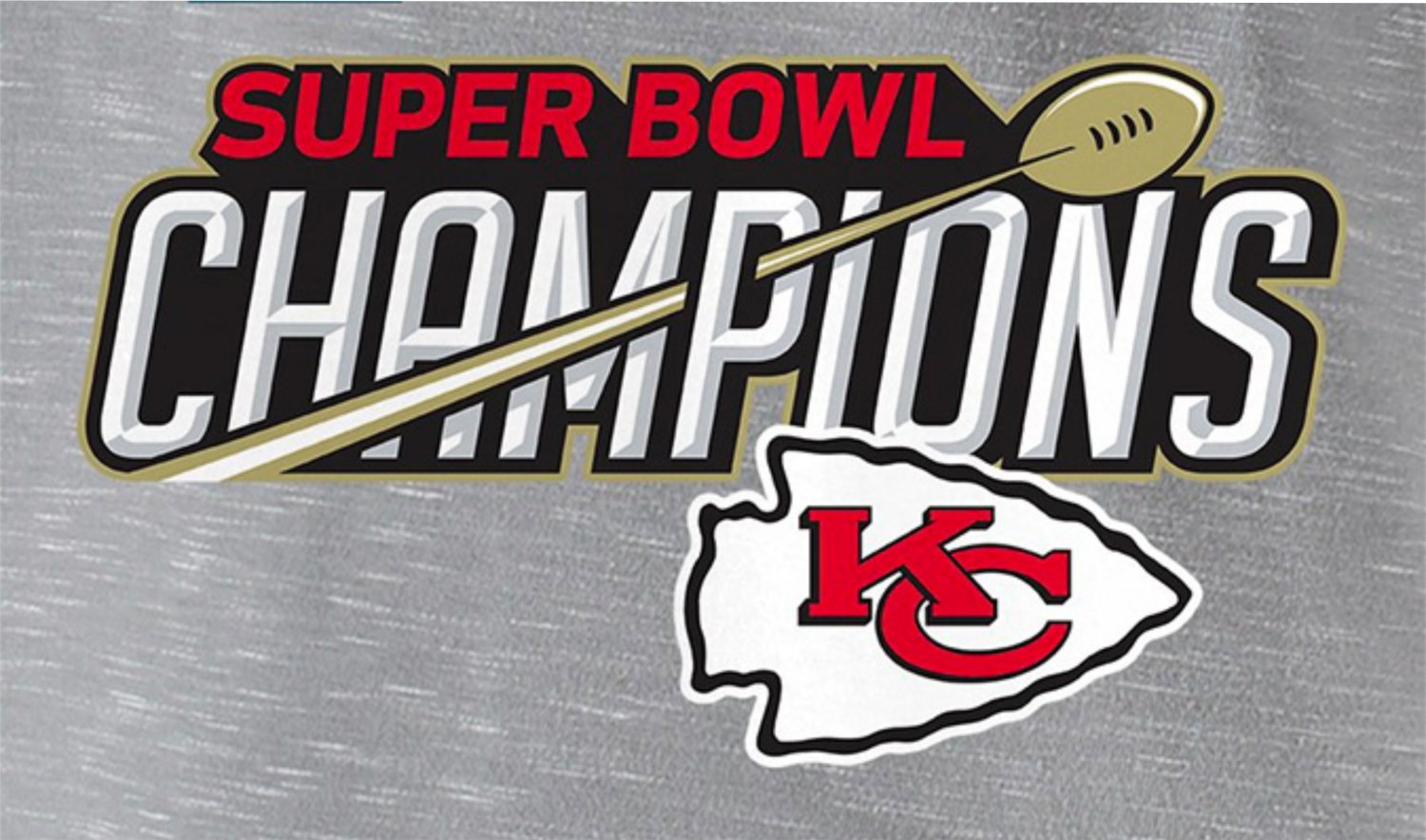 2020 Superbowl Champions Kansas City Chiefs NFL Football 4,5" Jersey Sew on embroid