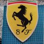 F1 Formula Ferrari Shield Patch huge 10" Sports Car Jersey sew on embroidered