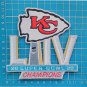 KANSAS CITY CHIEFS AFC SUPERBOWL LIV 54 CHAMPIONS sew on embroid Patch