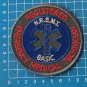 EMR N R E M T Emergency Medical Technician Basic Logo sew on embroidery patch