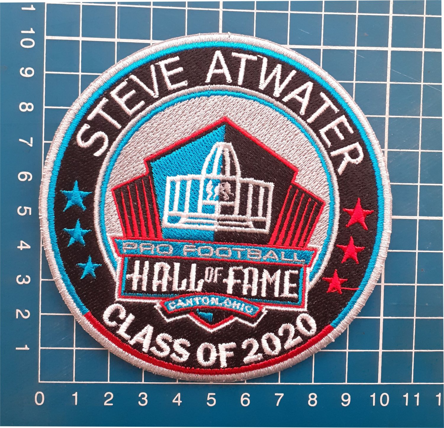 STEVE ATWATER HALL OF FAME CLASS 2020 NFL FOOTBALL PATCH SEW ON EMBROIDERED