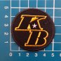 KB Los Angeles Lakers Kobe Bryant Commemorative Patch sew on embroidery