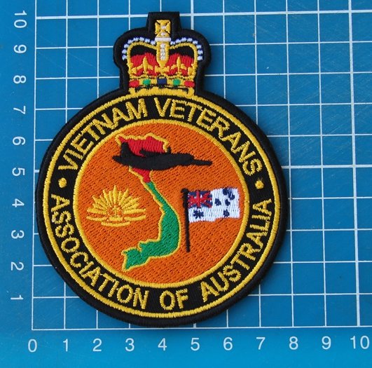 Vietnam Veterans Association Australia Military Army Patch Sew on Embroidery
