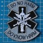 Do No Harm Spartan Do Know Harm Tactical Combat Medic Military Patch gray