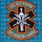 Do No Harm Spartan Do Know Harm Tactical Combat Medic Military Patch copper