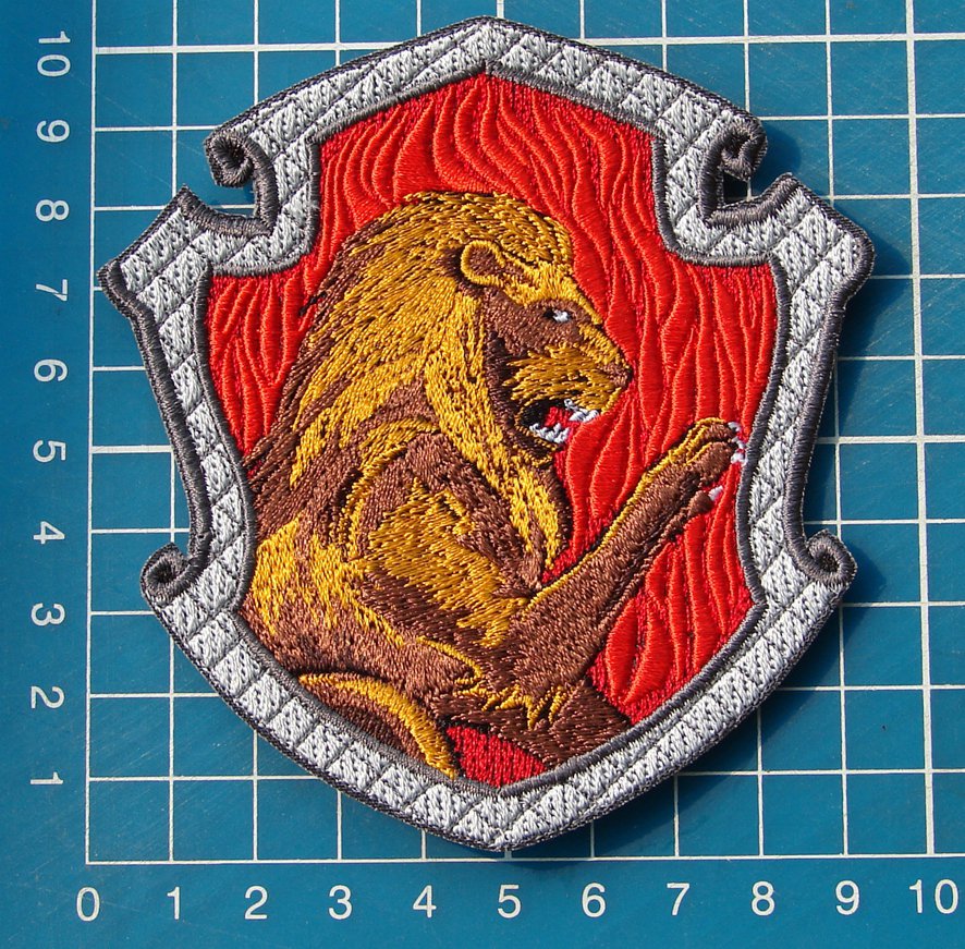 Harry Potter Gryffindor Crest Jersey Patch sew on Embroidery