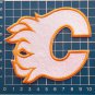 CALGARY FLAMES NHL HOCKEY National Team Logo WHITE sew on  embroidery