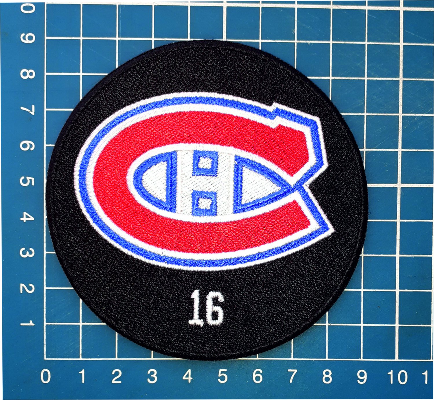NHL Hockey Montreal Canadiens Henri Richard 16 Memorial Patch sew on embroid