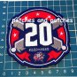 Columbus Blue Jackets  NHL Hockey 20th anniversary Logo Jersey Patch sew on