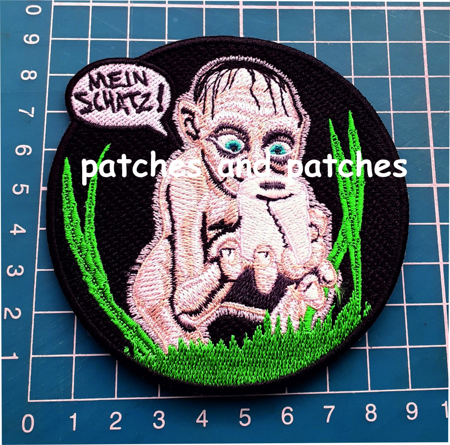 2020 Covid I survived Toilet Paper Crisis Gollum Mein Schatz Corona Glow Patch