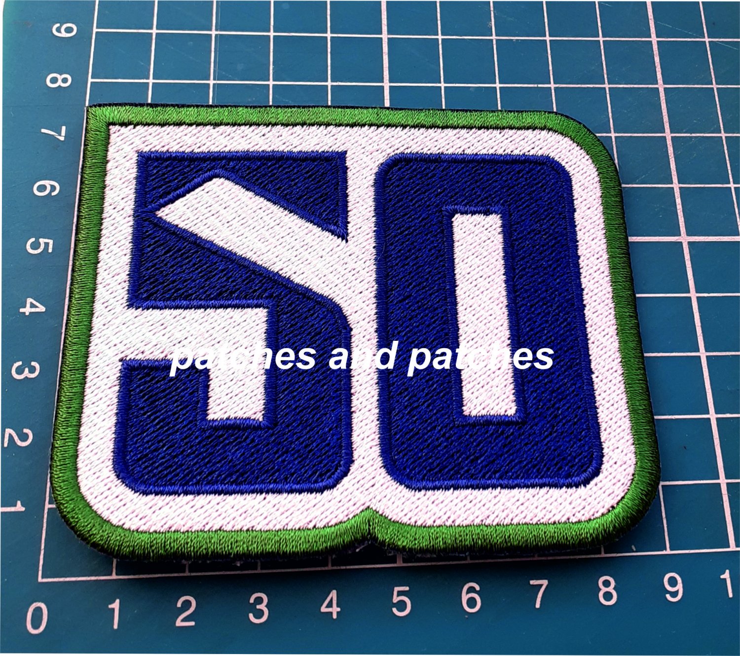 2020 Vancouver Canucks 50th Anniversary Logo NHL Hockey Sew On Embroidered