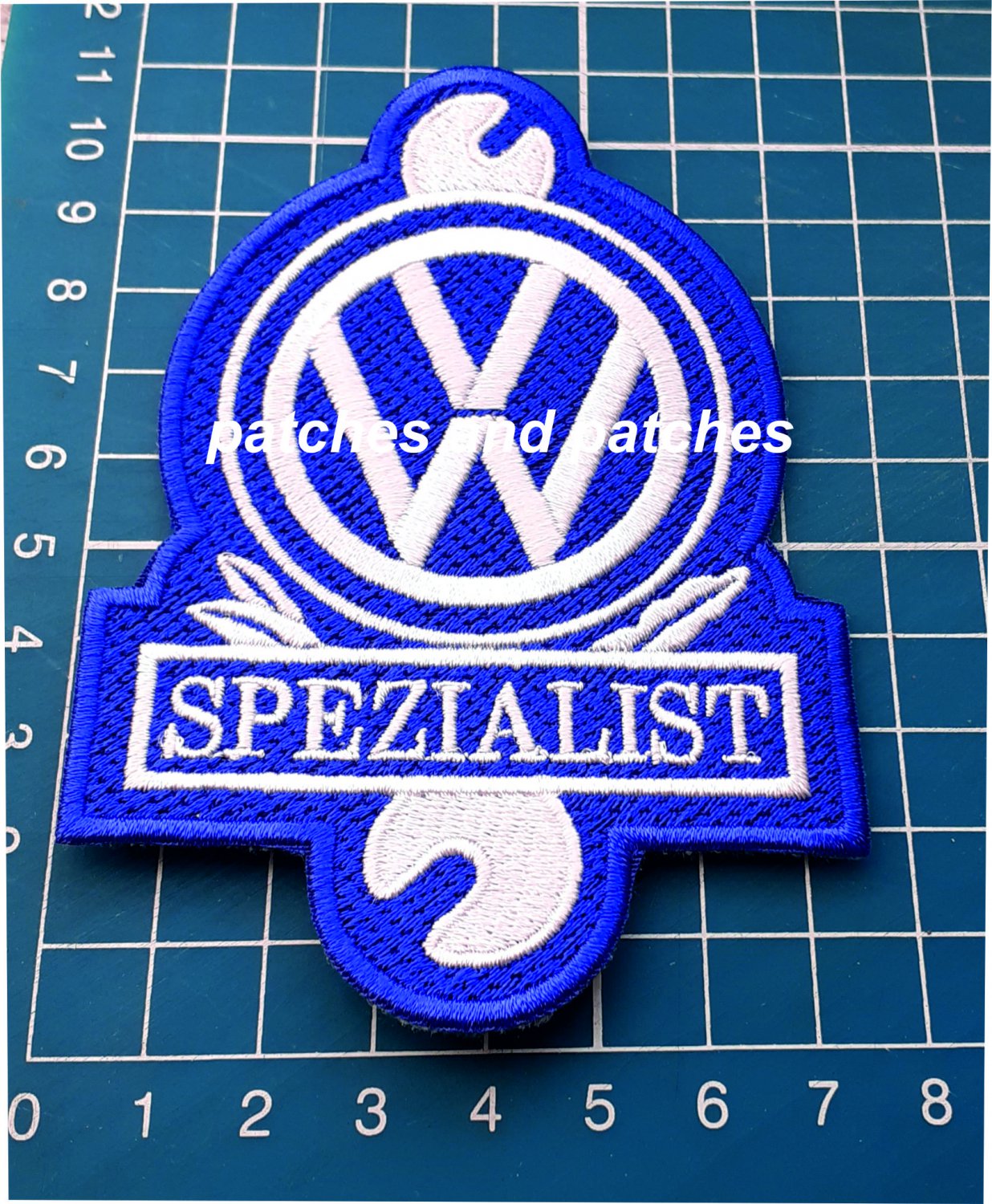 VW Volkwagen Spezialist Patch German Car Auto Jersey Auto Tuning Racing Sew On